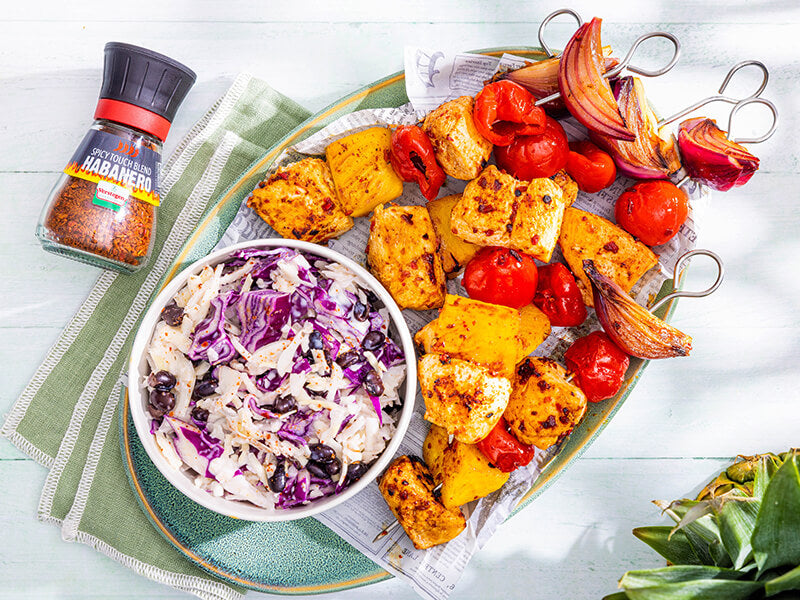 Spicy-Touch-Blend-Habanero-Pittige-kipspiezen-met-ananas-800x600-T